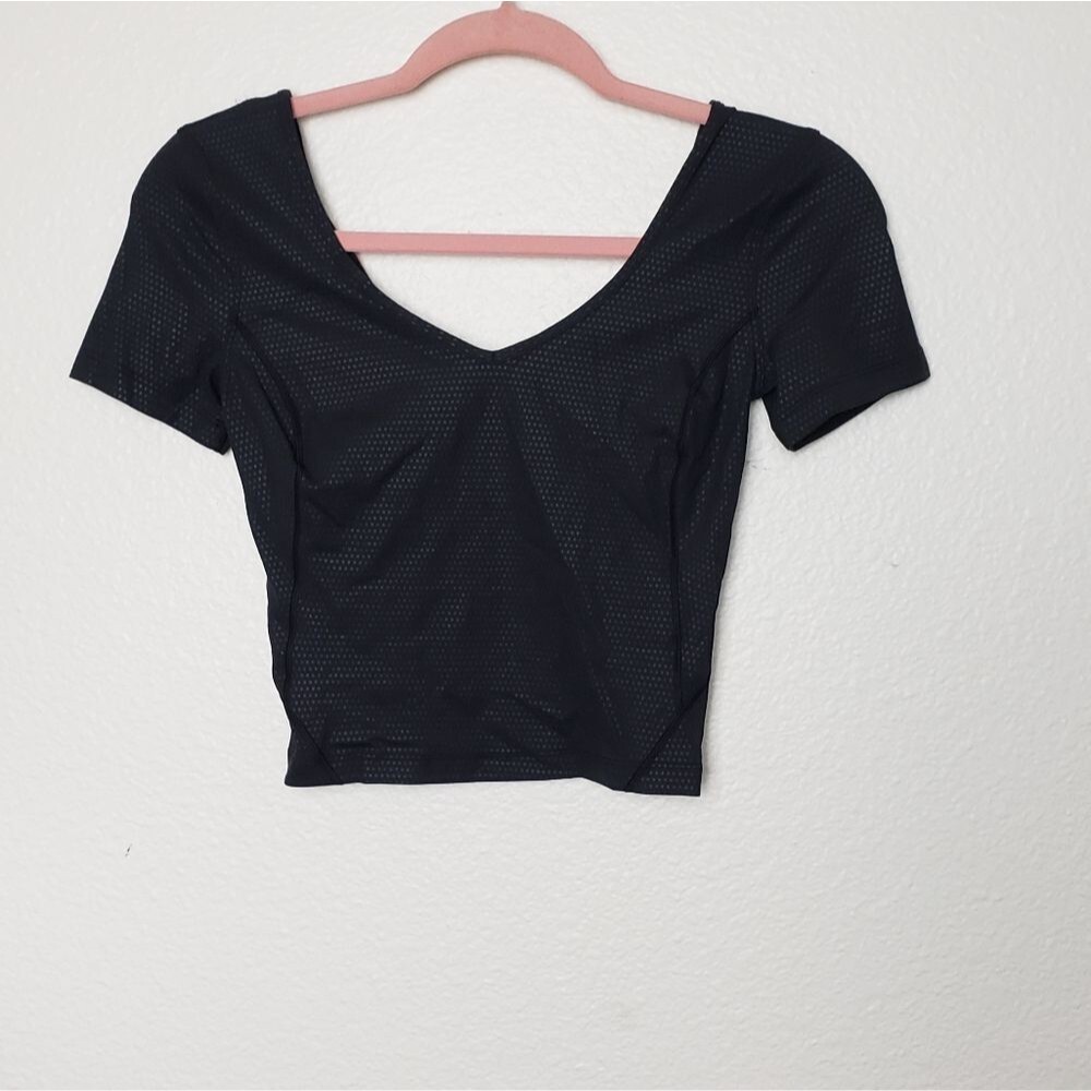 Lululemon black align tee size 6